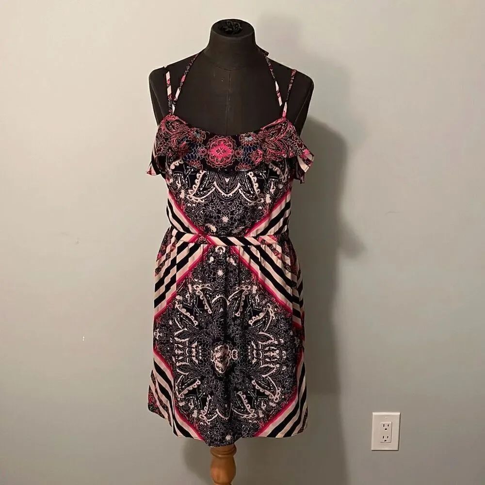 American Eagle Outfitters Women's Multicolor Floral Paisley Sundress